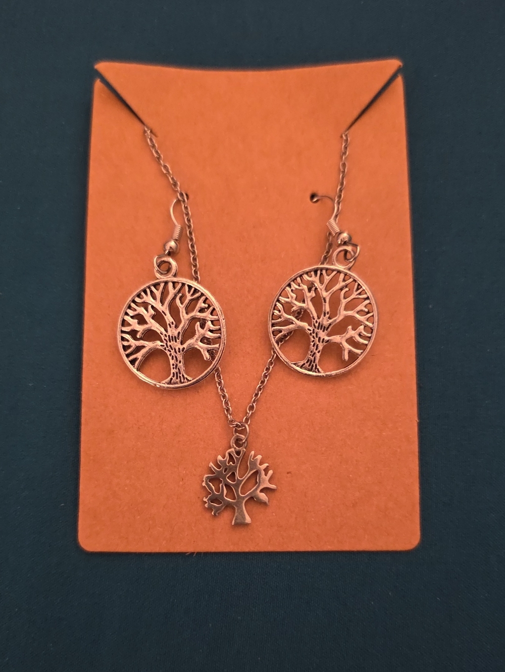 Tree of Life Necklace and Earrings Set